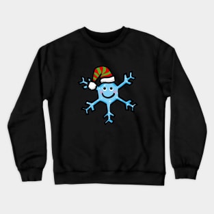 cute blue snowflake Crewneck Sweatshirt